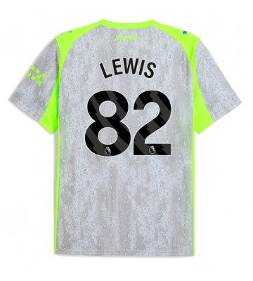 Manchester City Rico Lewis #82 Terza Maglia 2025-26 Manica Corta